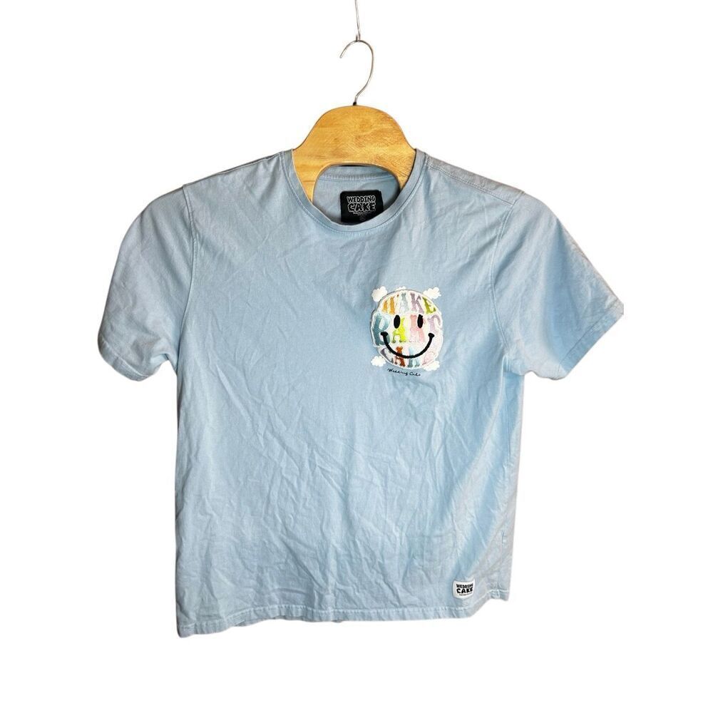 Wedding Cake Wake Bake Cake 3XL Embroidered T-Shirt